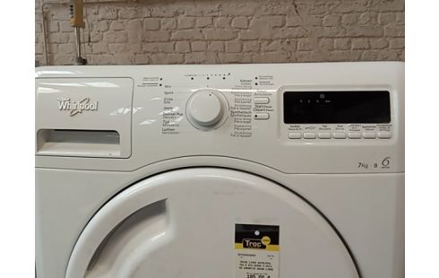 SECHE LINGE WHIRLPOOL 7KG B 6TH SENSE 3 MOIS DE GARANTIE