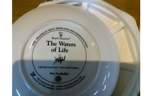 ASSIETTE DECO THE FRANKLIN MINTH HEIRLOOM L'UNITE