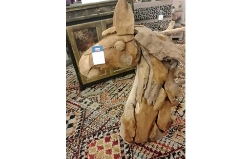 TETE DE CHEVAL BOIS FLOTTE