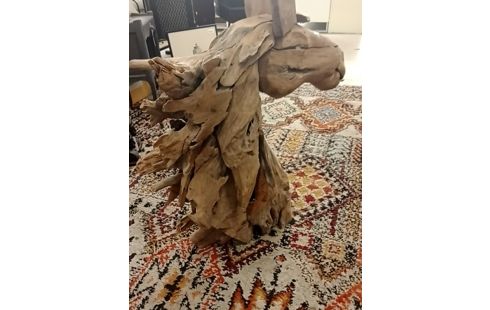 TETE DE CHEVAL BOIS FLOTTE