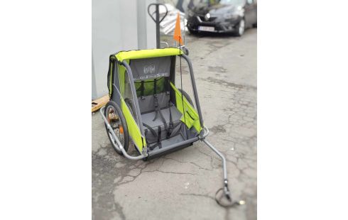 REMORQUE A VELOS POUR 2 ENFANTS