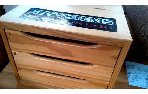 LADEBLOK 3 LADEN KLEIN HOUT