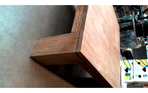 WOHNZIMMERTISCH 1 TEAKHOLZ QUADRATISCH