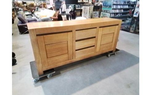 BUFFET BAS CHÊNE CLAIR 2P 3T