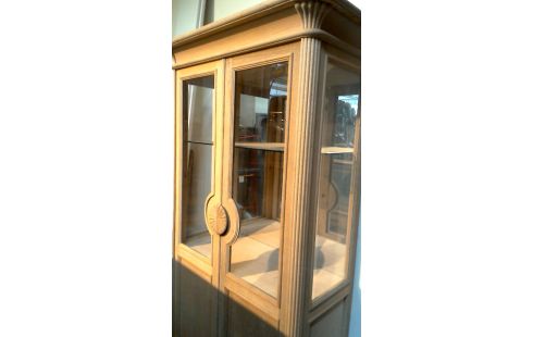 VITRINE SANDFARBEN 2 TÜREN