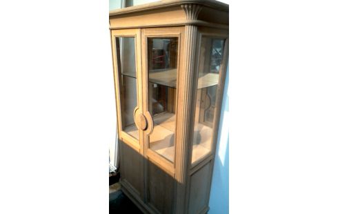 VITRINE SANDFARBEN 2 TÜREN