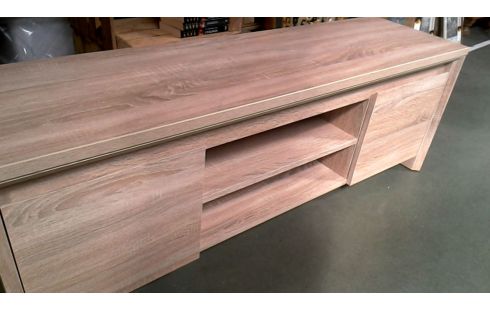 MEUBLE TELE CERUSE 2 PORTES