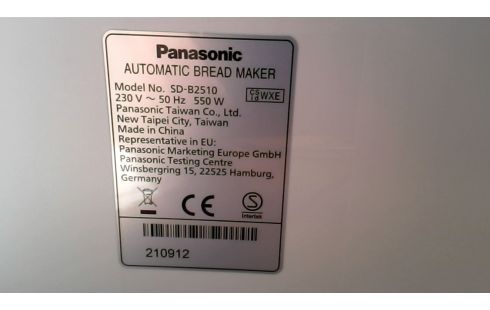 BROTBACKMASCHINE PANASONIC