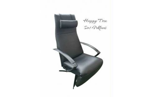 FAUTEUIL RELAX NOIR CUIR
