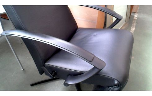 FAUTEUIL RELAX NOIR CUIR