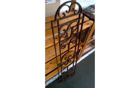 OBJETO DECORACIÓN, , REJA HIERRO FORJA