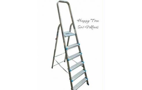 TRAPLADDER GAMMA ALUMINIUM 6 TREDEN