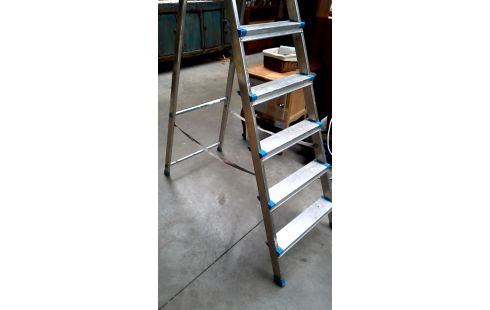 TRAPLADDER GAMMA ALUMINIUM 6 TREDEN