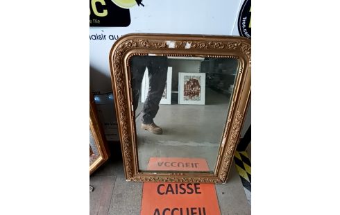 MIROIR BOIS PLÂTRE DORÉ