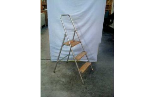 LEITER HOLZ METALL 3 STUFEN