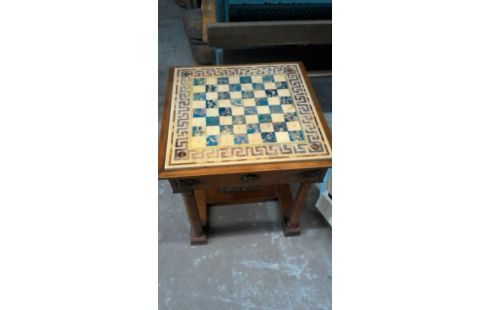 TABLE DE JEU PLATEAU MARBRE