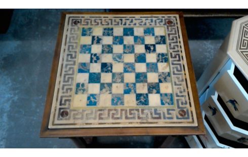 TABLE DE JEU PLATEAU MARBRE