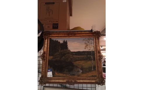 HUILE SUR TOILE PAYSAGE SIGNÉ TELLER