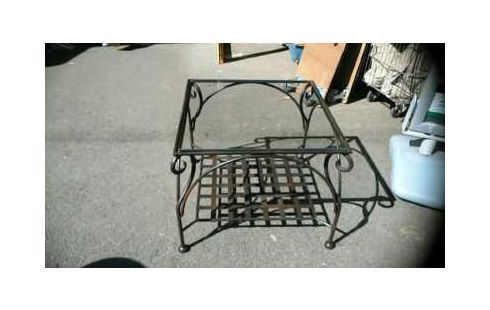 MESA DE SALÓN HIERRO FORJA