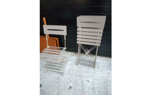 CHAISE DE JARDIN LES 4