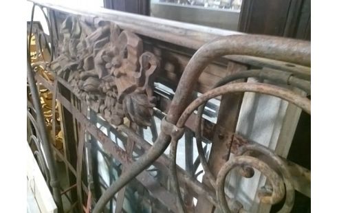 LIT BANQUETTE FER FORGE PLIABLE