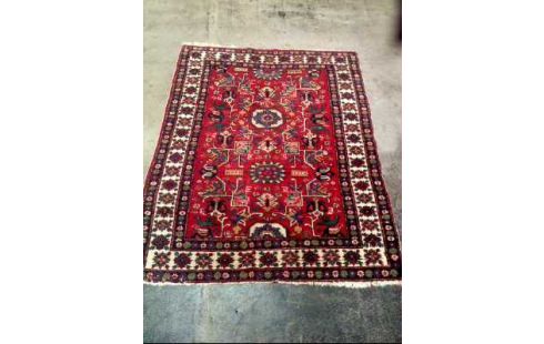 TEPPICH ROT/BLAU/GRÜN FLORAL GEMUSTERT