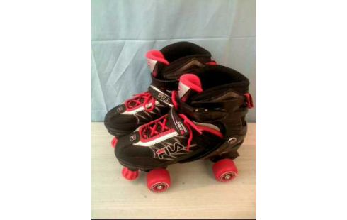 ROLLSCHUHE <FILA> SCHWARZ/ROT GR. 39-42