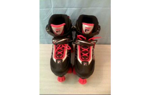 ROLLSCHUHE <FILA> SCHWARZ/ROT GR. 39-42