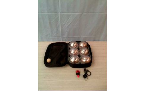BOCCIA SET 6 KUGELN METALL U. 1 HOLZKUGEL