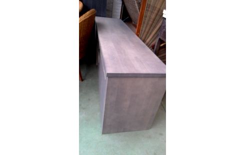 TV-MEUBEL GRIJS CERUSE 2 DEUREN