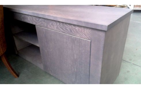 TV-MEUBEL GRIJS CERUSE 2 DEUREN