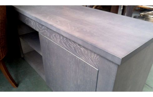 TV-MEUBEL GRIJS CERUSE 2 DEUREN