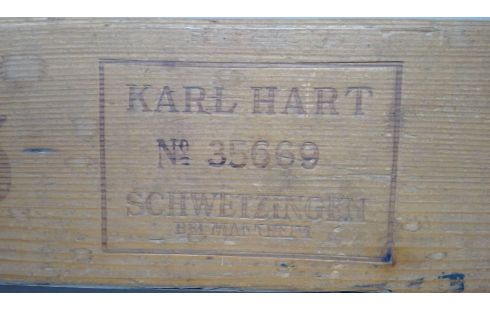 SIGAREN VORM KARL HART SCHWETZINGEN