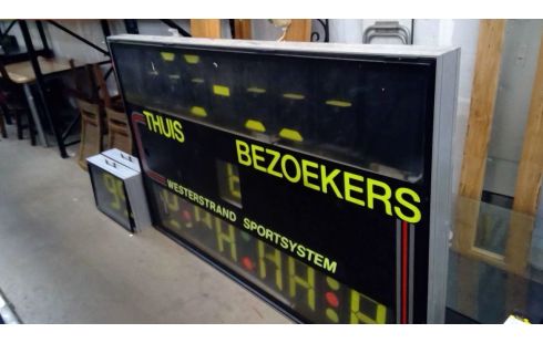 SCOREBORD 3STUKS MET KOFFER