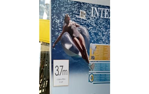 PISCINE AUTO PORTANTE 3.7M +  ACC TUBE RSV3