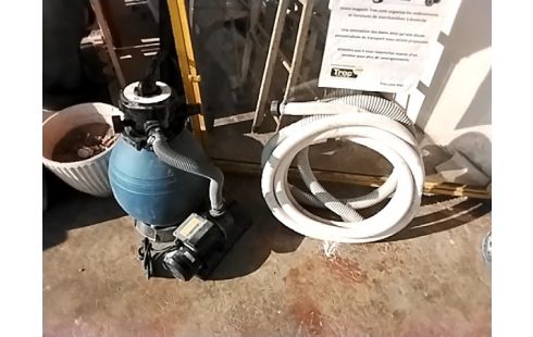 POMPE PISCINE + FILTRE À SABLE + ACC TUY