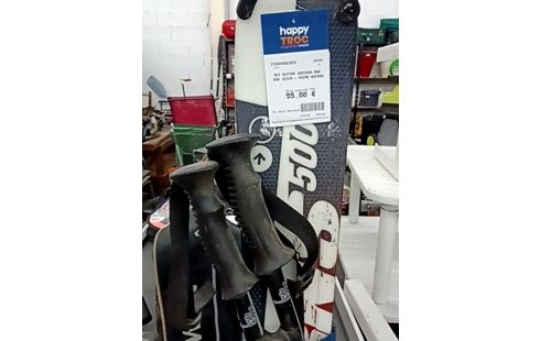 SKI ALPINS QUECHUA RNS 500 151CM + PAIRE BATONS