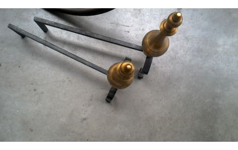 JUEGO DE CHIMENEA HIERRO COBRE