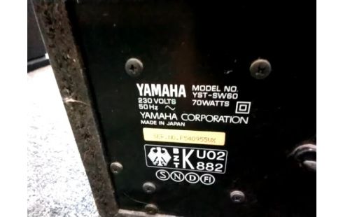 CAISSON DE BASSE YAMAHA YST SW60