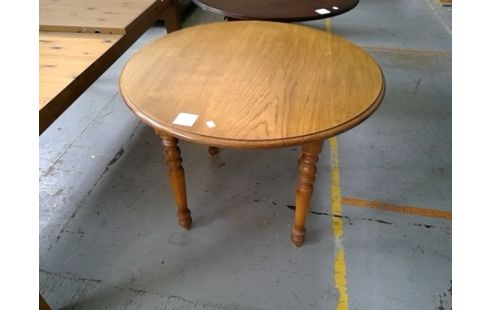 TABLE RONDE CHENE CLAIR