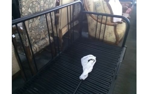 BANQUETTE LIT IKEA FER (SANS MATELAS)
