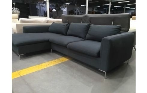 CANAPE D'ANGLE GRIS ANTHRACITE