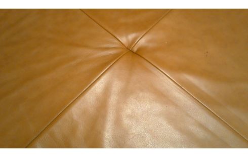 BANC NOIR METAL CLAIR BRUN CUIR L UNITE