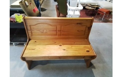 BANC COFFRE EN PIN