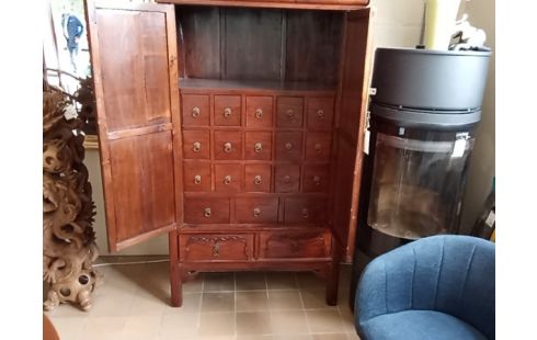 MEUBLE CHINOIS 2 PORTES 20 TIROIRS