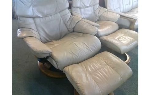 FAUTEUIL STRESSLESS AVEC REPOSE PIED