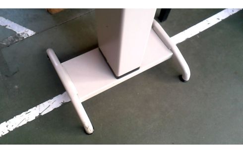 MESA ABATIBLE GRIS METAL