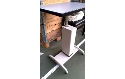 MESA ABATIBLE GRIS METAL