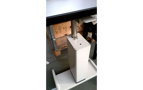 MESA ABATIBLE GRIS METAL