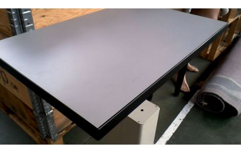 MESA ABATIBLE GRIS METAL
